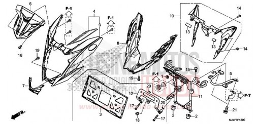 CAPOT AVANT CB500FAJ de 2018